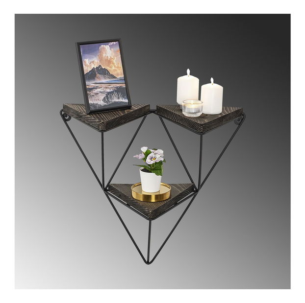 Raft Devako (negru + Nuc închis) 