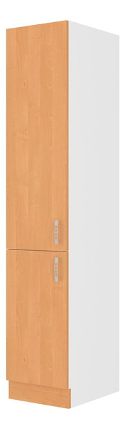 Potravinová kuchynská skriňa Sylrona 40 DK 210 2F (biela + jelša)