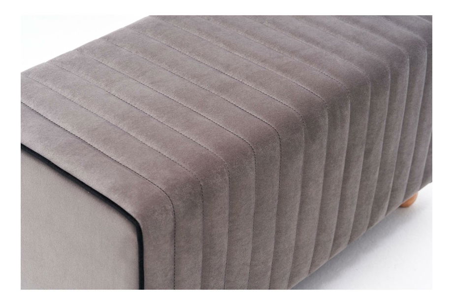 Taburetka Mabelona (hnedosivá)