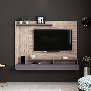 Mobilier living Lempert (gri + Negru)