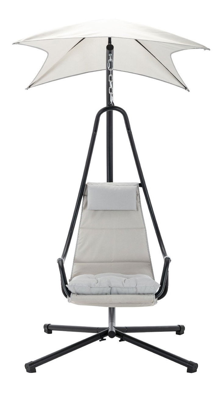 Fotoliu suspendat Slayer (antracit + alb gri)