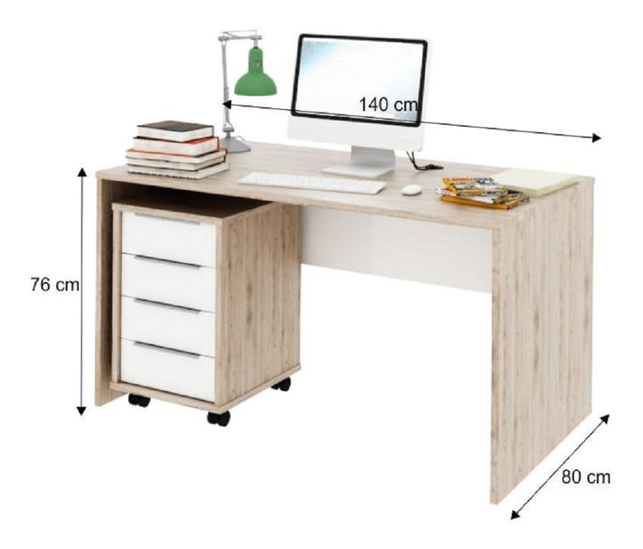 PC stolić Rumia TYP11 (san remo + bijela) 