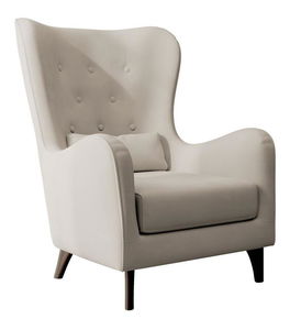 Fotoliu Calimero I (bej deschis + wenge)