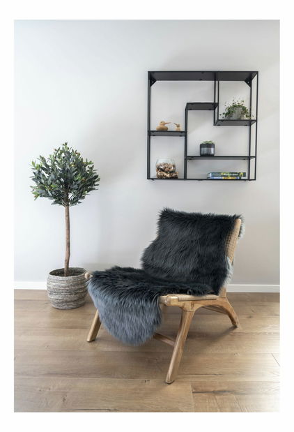 Umelá jahňacia koža Ladoria 4 (sivá)