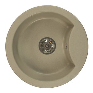 Kuchynský drez Mellusa (béžová) (s 2 otvormi pre batériu)