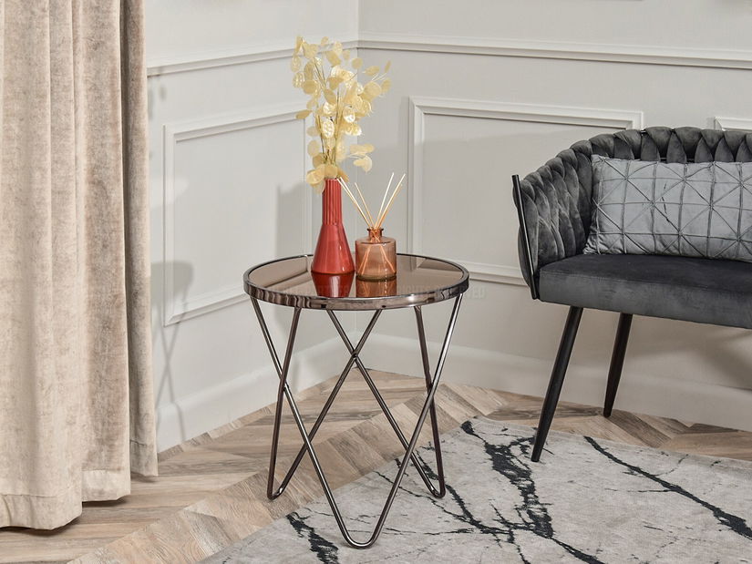 Stolić za kavu Armin S (bakar + crna)