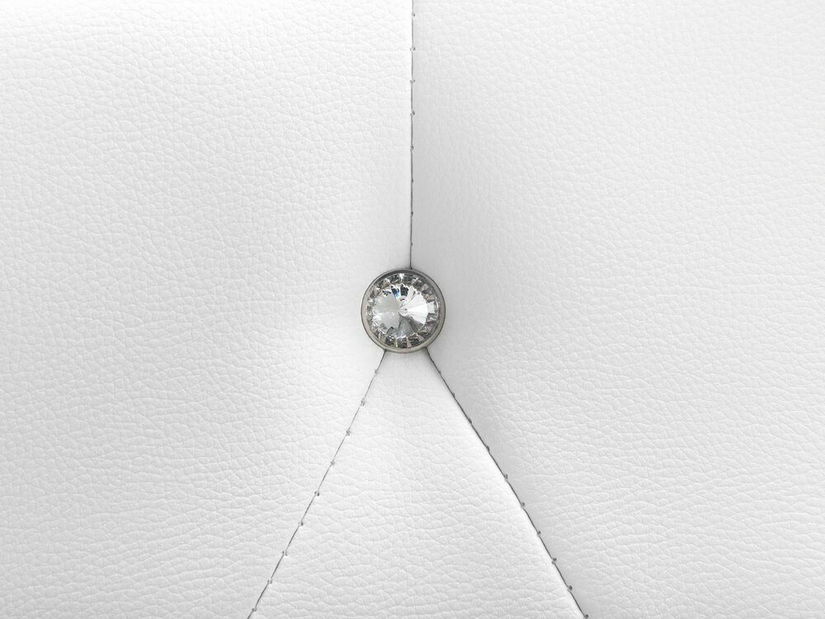 Manželská posteľ 160 cm MATH (s roštom) (biela)