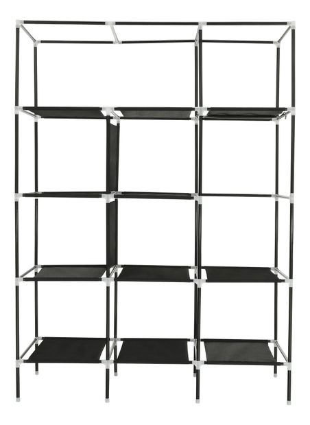 Šatníkový organizér Terion (čierna)