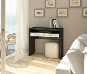 PC stolić Zoe crna + sjaj bijeli 