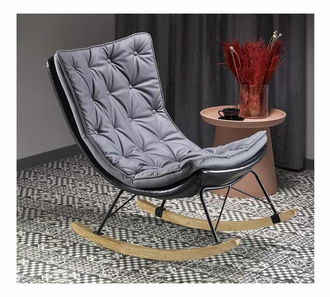 Kreslo Inga (čierna + sivá)