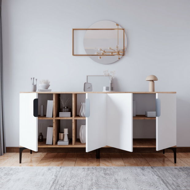 Komoda Tarzanote (hrast + bijela)