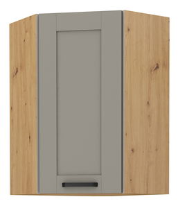 Gornji kutni kuhinjski ormarić Lucid 58 x 58 GN 90 1F (hrast artisan + claygrey)