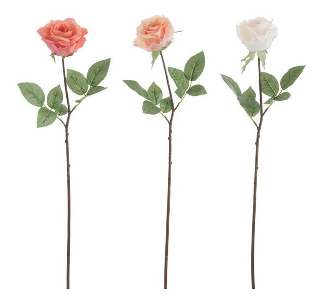 Kvetina Jolipa Ruža (13x13x69cm) (Oranžová) (3ks)