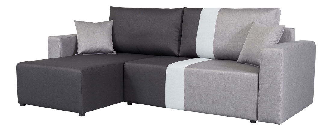 Rohová sedačka Max (šedá) (L)
