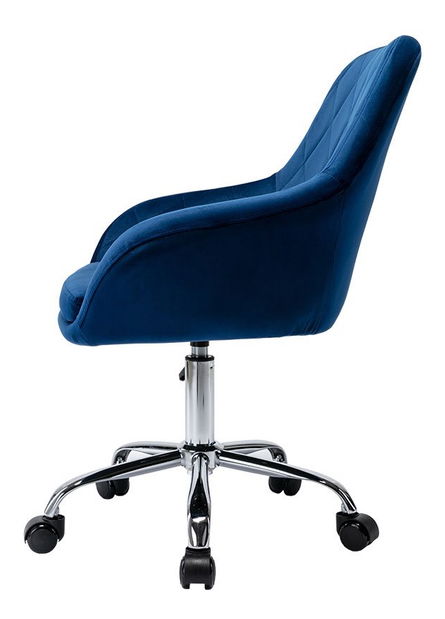 Fotoliu catifea Arlo 1018-1 (Albastru 108-67)