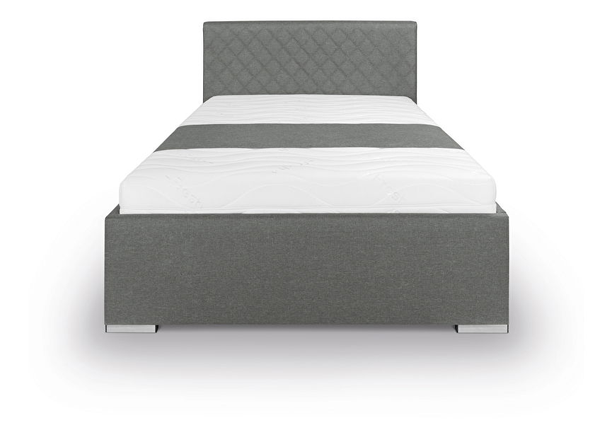 Jednolôžková posteľ 120 cm BRW Syntia 120 (sivá)