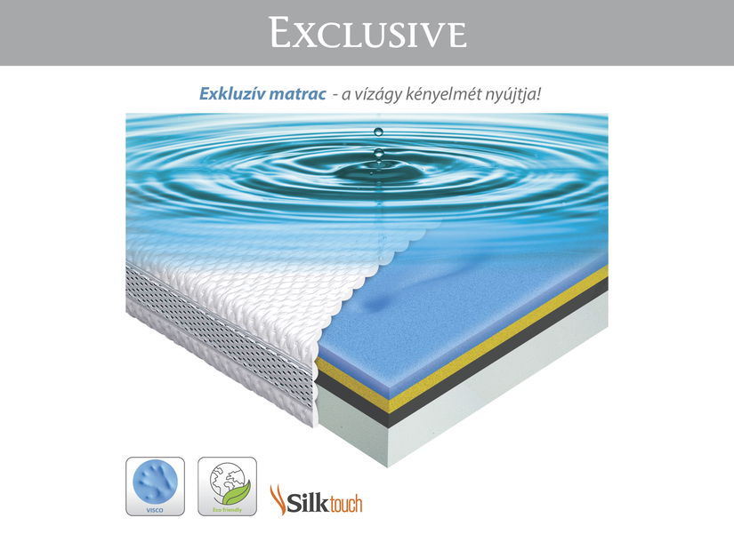 Habszivacs matrac Exclusive 200x80 (T3)