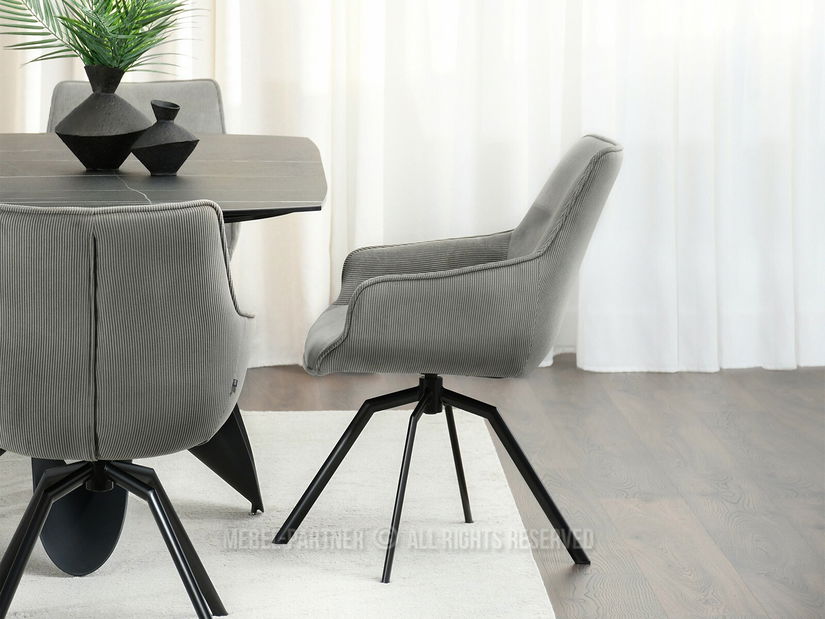 Scaun Liam (gri + negru)