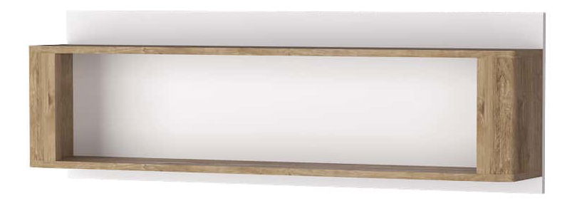 Polc Livia 12 (ribbeck tölgy + fényes fehér)