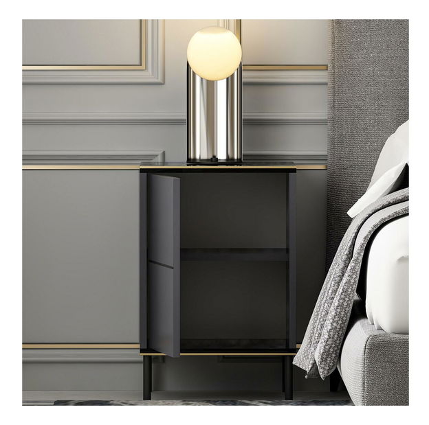 Noćni stolić Iris (antracit)