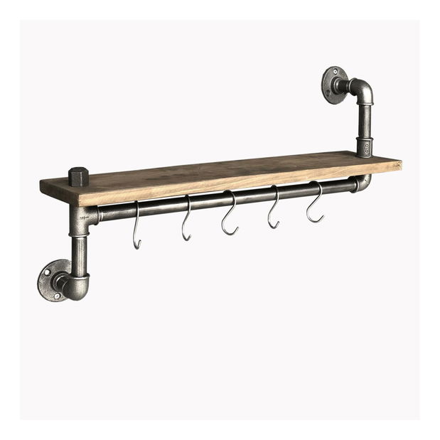 Poliță Nenanu 25 (nuc + negru)