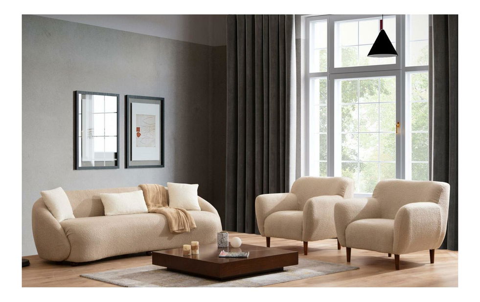 Háromszemélyes kanapé Nana (cappuccino)