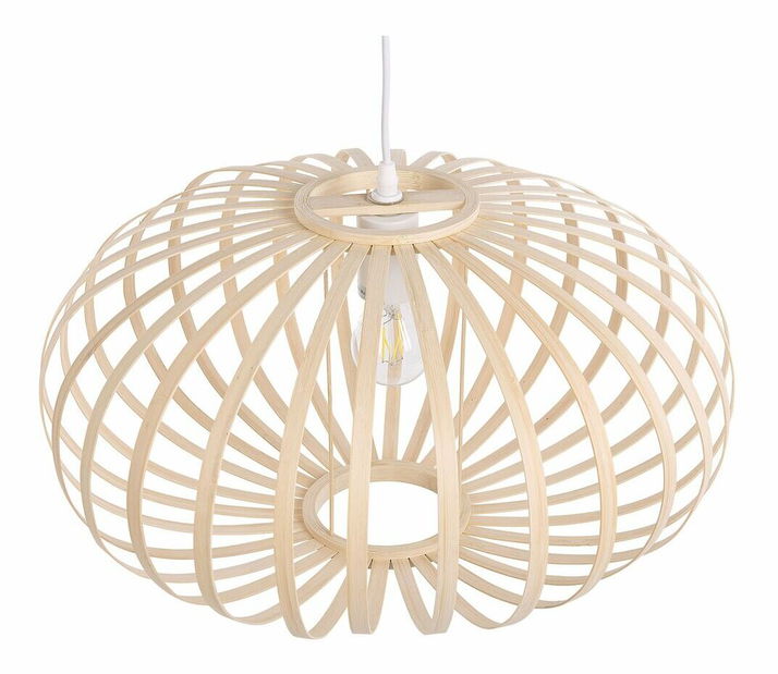 Függő lámpa HEVILA (világos fa)