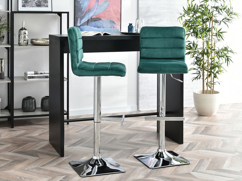 Stolica Hanoi (zelena + krom)