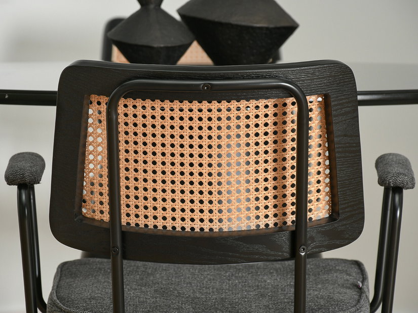 Scaun Cleo (grafit + negru)