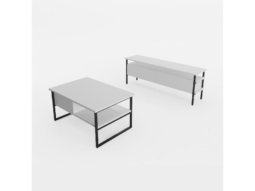 Set mobilier pentru living Pimoko (alb) 