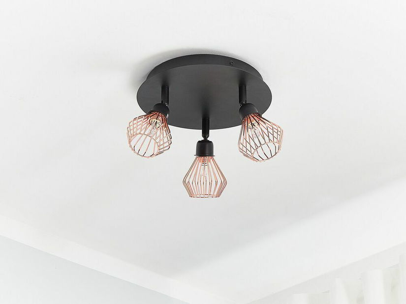 Závesná lampa Ventura M (čierna medená)