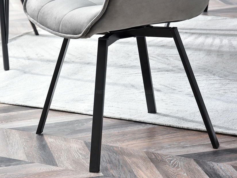 Scaun Aranbura (gri + negru)