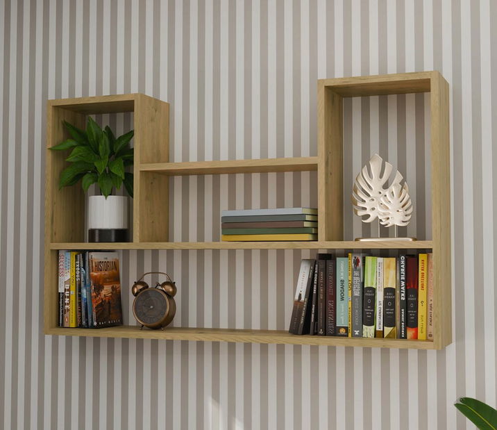 Nástenná polica Batiscafo 2 (dub artisan)