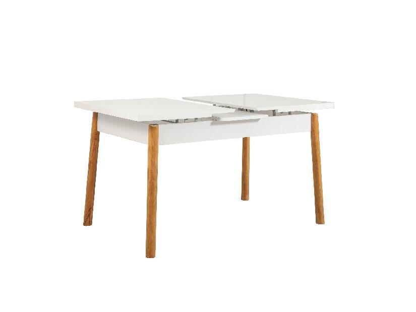 Set mobilier sufragerie Dobuse 2 (pin atlantic + alb + piatră) (pentru 4 persoane)