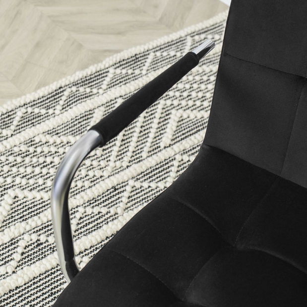 Fotoliu birou Bilingual (negru) 