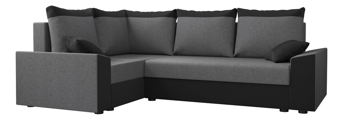 Kutna garnitura Paragon Plus (siva + crna) (L)