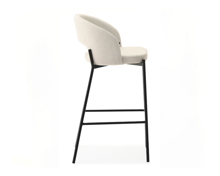 Barová stolička Guinden (krémová + čierna)
