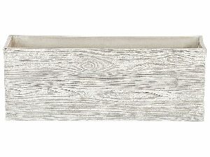 Ghiveci PARINGA 15x42x13 cm (piatră) (alb)