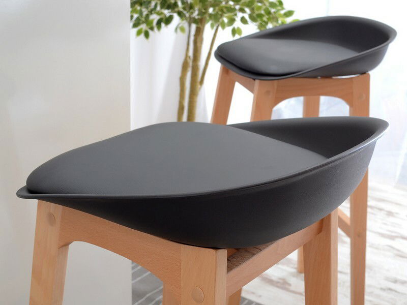 Scaun Rita (negru + fag)