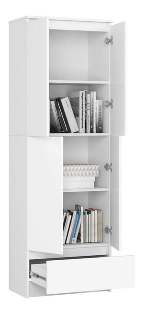 Policová skriňa Renzo (biela)