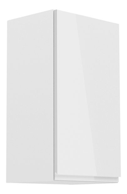 Horná kuchynská skrinka G40 Aurellia (biela + biely lesk) (P)