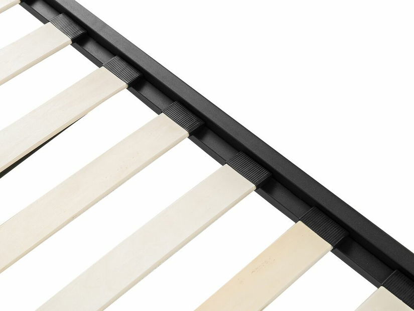 Rozkladacia posteľ 90 cm TULO (s roštom) (čierna)