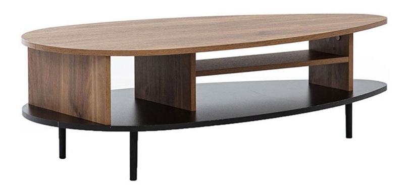 Dohányzóasztal Percival PC04 (brandy castello + fekete)