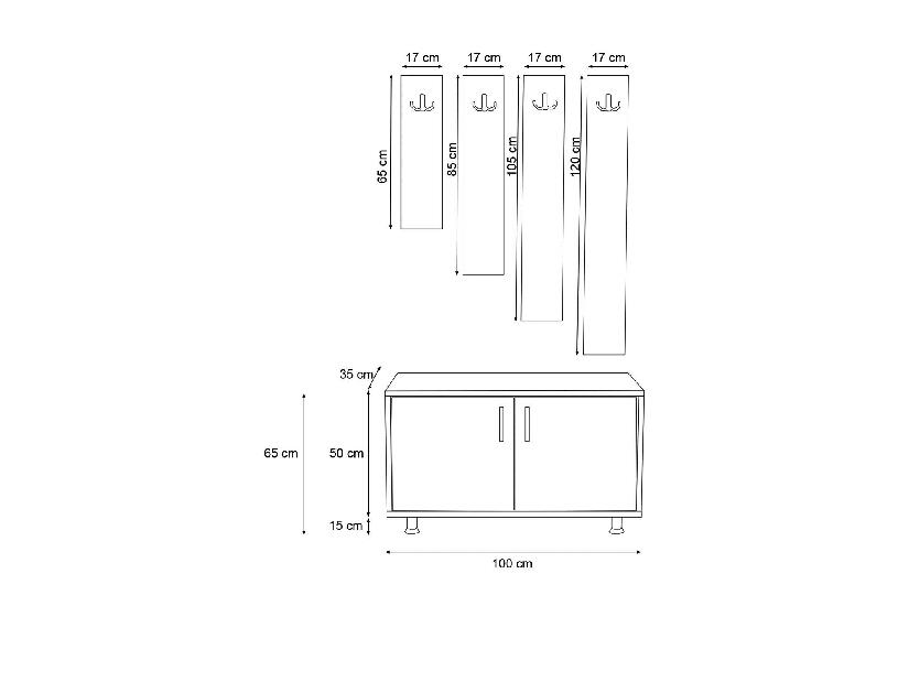 Mobilier Hol Povipe 2 (multicolor) 