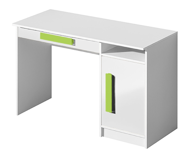 PC stolík Gullia 9 (biela + zelená)