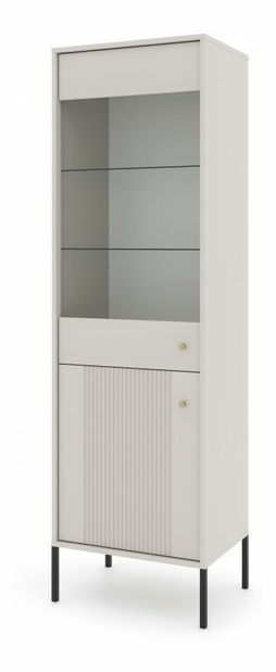 Vitrína Isae 40 (kašmír + čierna)
