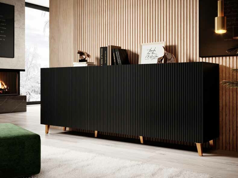 Komoda Pallea (čierna)