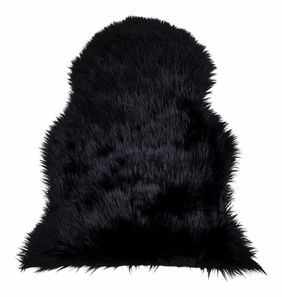 Piele artificială de miel Ladoria 2 (negru)