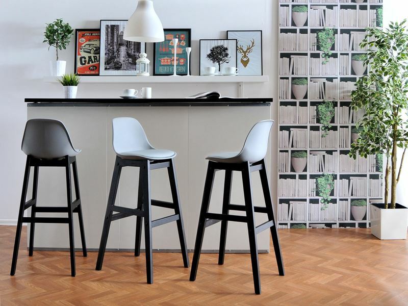 Szék Evan (szürke + fekete)