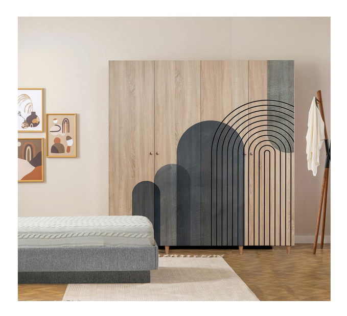 Ruhásszekrény London 973 (szonoma tölgy)